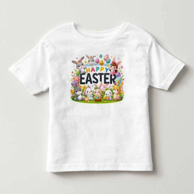 Bebé Camiseta para niños de Pascua (Anverso)