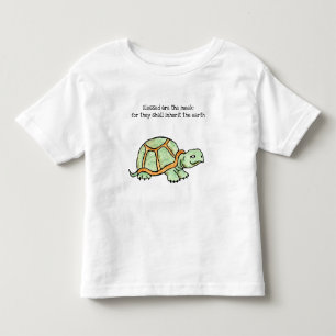 Bebé Camiseta para niños de tortuga mansa bendita