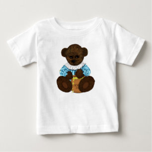 Bebé Camiseta para niños del oso de la olla de miel (te