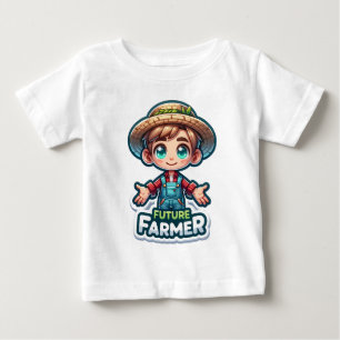 Bebé Camiseta para niños Futuros Granjeros - Diseño de 
