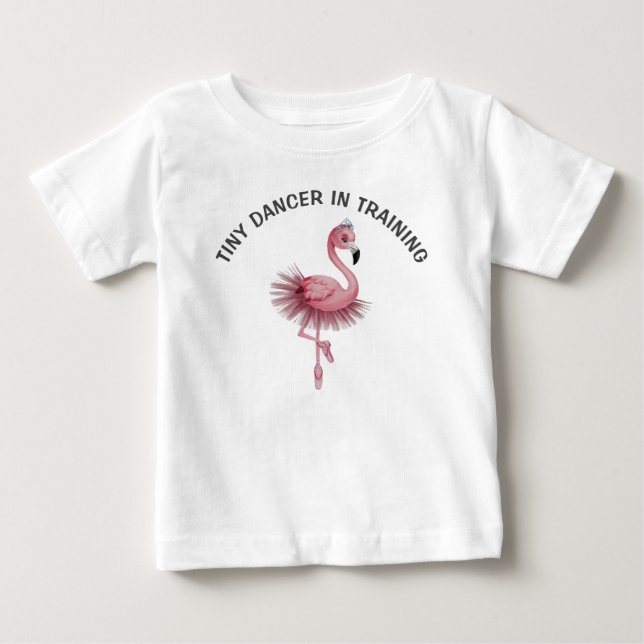 Bebé Camiseta para niños pequeños Bailarín de ballet fl (Anverso)