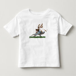 Bebé Camiseta para niños pequeños de hada montando tort