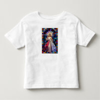 Camiseta para niños pequeños de Jesús de la Divina