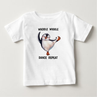 Bebé Camiseta para niños pequeños de Pingüino Bailarín