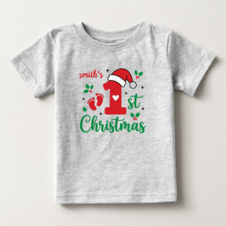 Bebé Camiseta para niños pequeños 'Primeras huellas de 
