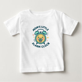 Bebé Camiseta para niños pequeños reloj despertador de
