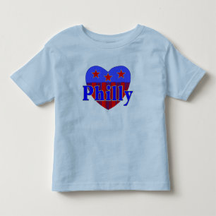 Bebé Camiseta patriótica del niño de Philly