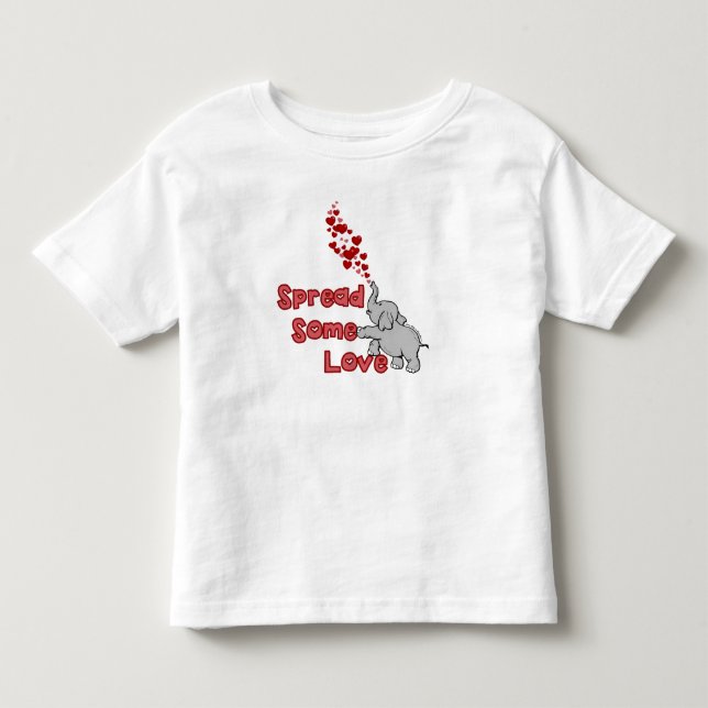 Bebé Camiseta pequeña - Difunde algo de amor (Anverso)