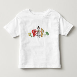 Bebé Camiseta pequeña: Dragón de los Daffodils galeses 