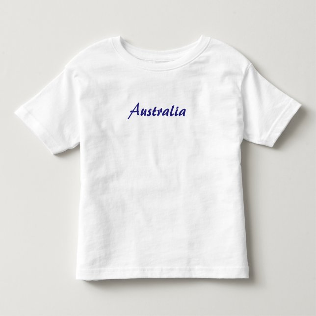 Bebé Camiseta personalizable de Australia (Anverso)