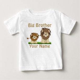 Bebé Camiseta personalizada de Big Brother Lion