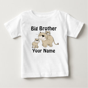 Bebé Camiseta personalizada de Big Brother Lion