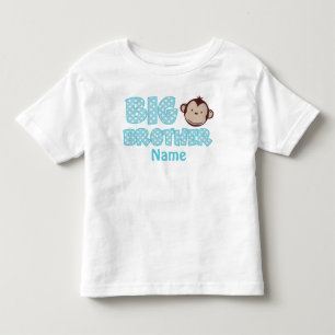 Bebé Camiseta personalizada de Big Brother Monkey