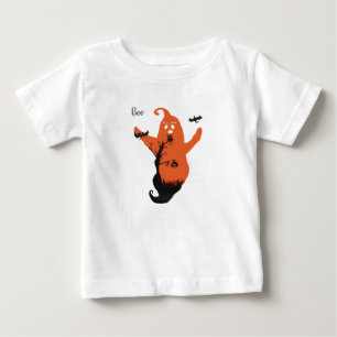 Bebé Camiseta personalizada de fantasma espeluznante de