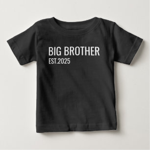 Bebé Camiseta personalizada de Hermano Mayor, Anuncio d