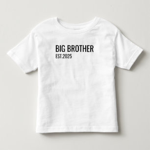 Bebé Camiseta personalizada de Hermano Mayor, Anuncio d