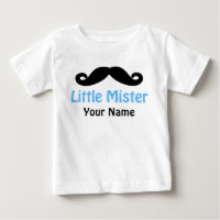 Camiseta personalizada de Little Brother Mustache