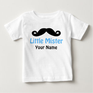 Bebé Camiseta personalizada de Little Brother Mustache