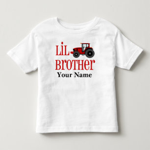 Bebé Camiseta personalizada de Little Brother Tractor