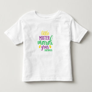 Bebé Camiseta personalizada de Little Mister Mardi Gras