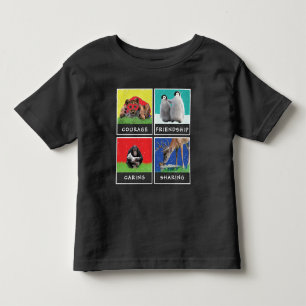 Bebé Camiseta Personalizada de Pingüinos, León, Ciervo,