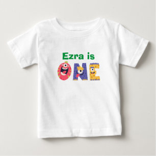 Bebé Camiseta personalizada de primer cumpleaños para n