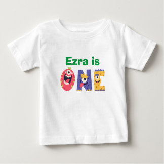 Bebé Camiseta personalizada de primer cumpleaños para n