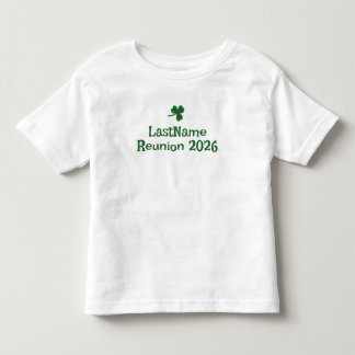 Bebé Camiseta personalizada de trébol de clan irlandés
