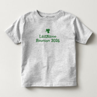 Bebé Camiseta personalizada de trébol de tu clan irland
