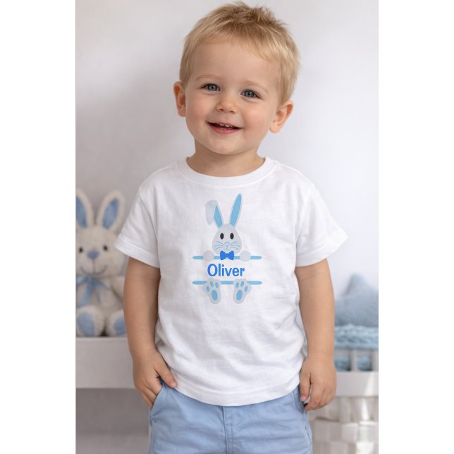 Bebé Camiseta personalizada del conejo de Pascua – Nomb (Subido por el creador)