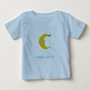 Bebé Camiseta personalizada para la cara de la luna