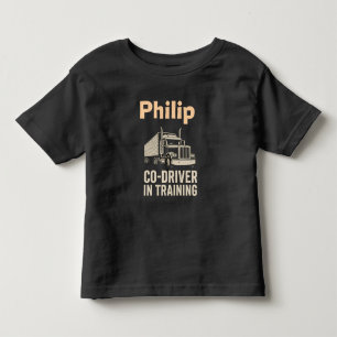 Bebé Camiseta personalizada para niño pequeño de camion