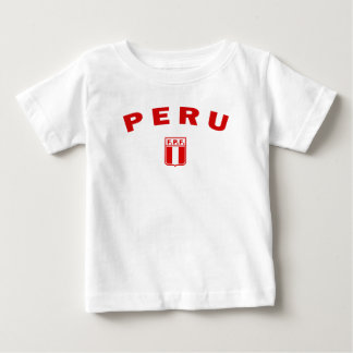 Bebé Camiseta peruana del fútbol de FPF