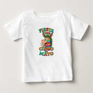 Bebé Camiseta Piñata Cinco de Mayo
