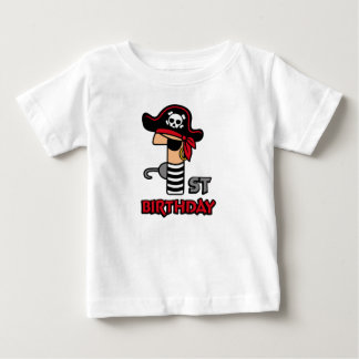 Bebé Camiseta pirata de primer cumpleaños