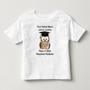 Bebé Camiseta preescolar de encargo de la graduación,