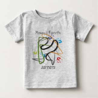 Bebé Camiseta preferida del artista de la mamá