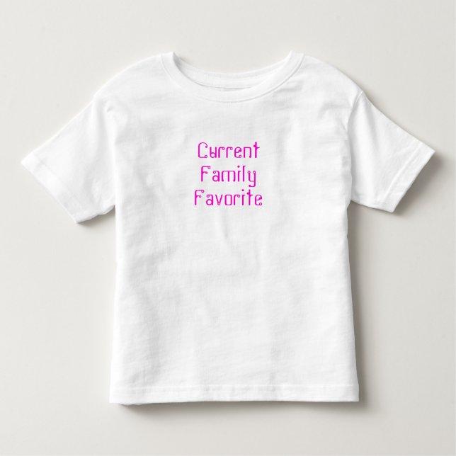 Bebé Camiseta preferida del niño de la familia actual (Anverso)