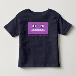Bebé Camiseta púrpura del niño de Dah de la camiseta