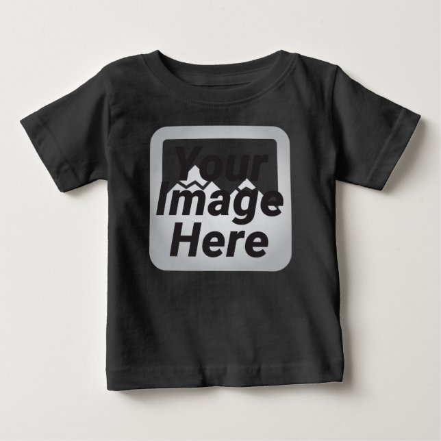 Bebé Camiseta raglán de manga 3/4 de American Apparel p (Anverso)