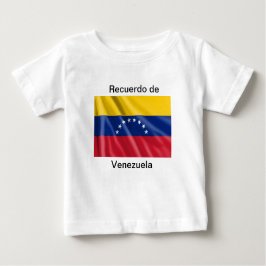 Bebé Camiseta recuerdo de Venezuela