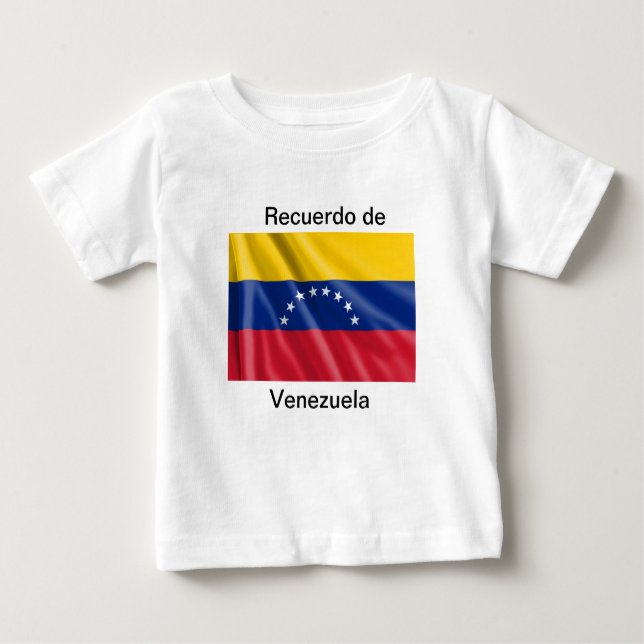 Bebé Camiseta recuerdo de Venezuela (Anverso)