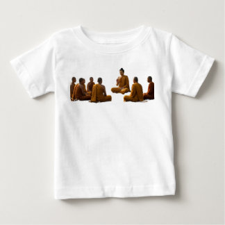 Bebé Camiseta religiosa de arte de Buda para niños - Re