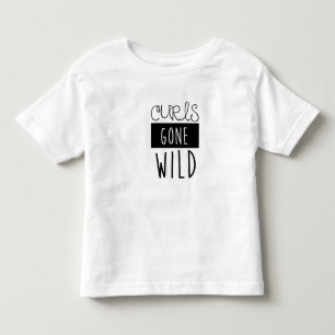 Bebé Camiseta salvaje ida rizos de los niños