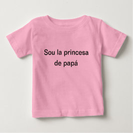 Bebé Camiseta soy la princesa de