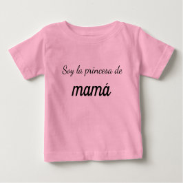 Bebé camiseta soy la princesa de mamá