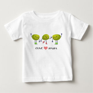 Bebé Camiseta verde oliva de Yiayia