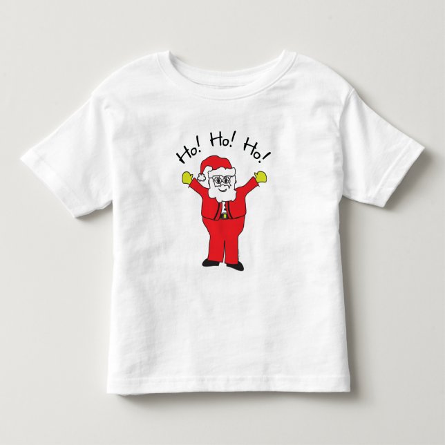 Bebé Camiseta y ropa de Santa Claus (Anverso)
