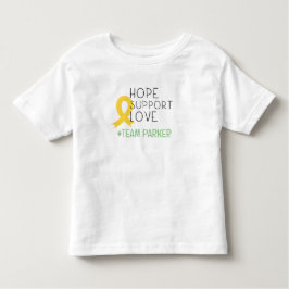 Bebé cáncer infantil. Camiseta de personalizado de nomb