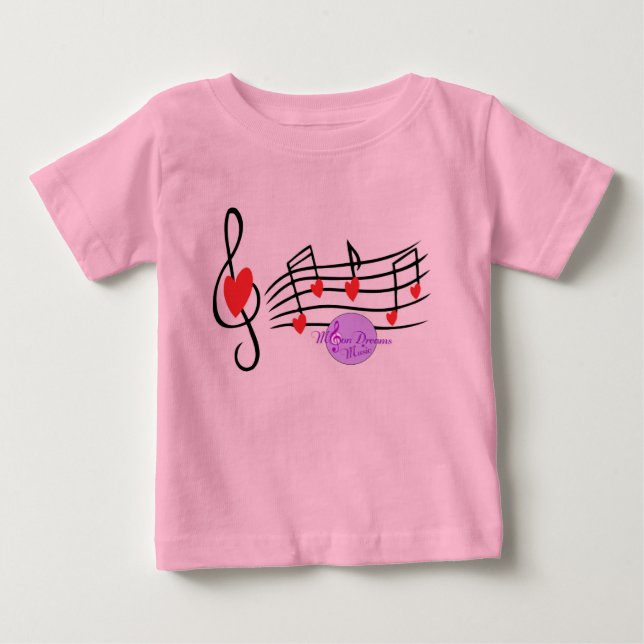 Bebé Canción de amor Mangas largas Camiseta Infantil Be (Anverso)
